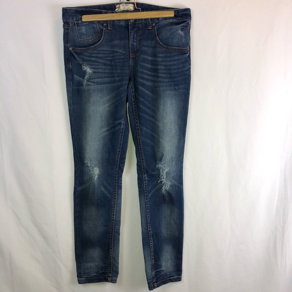 Free People FP Distressed Jeans Ankle Length - Picture 1 of 6